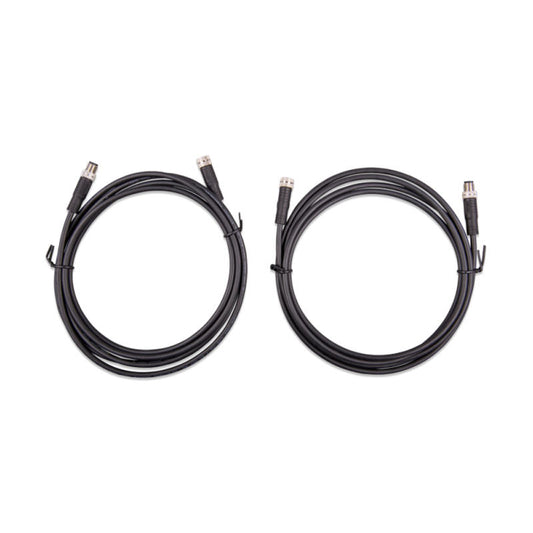 M8 circular connector MaleFemale 3 pole cable 2m (both cables)
