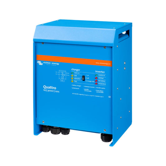 Quattro 12V 3000VA 120A 230VAC Front