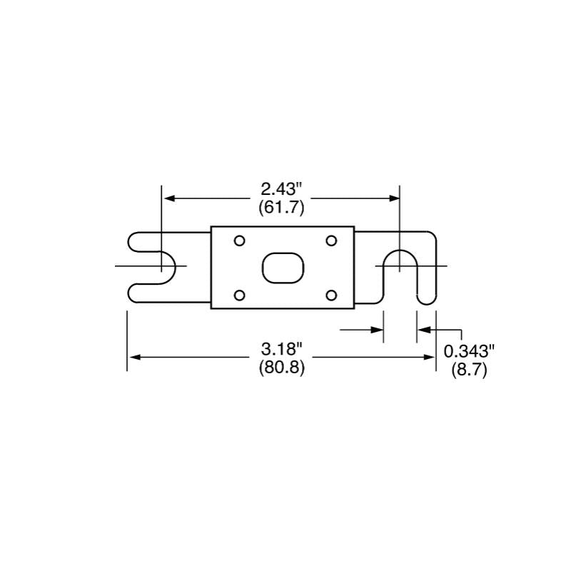 Victron Fuse 325A/80V for Lynx Shunt