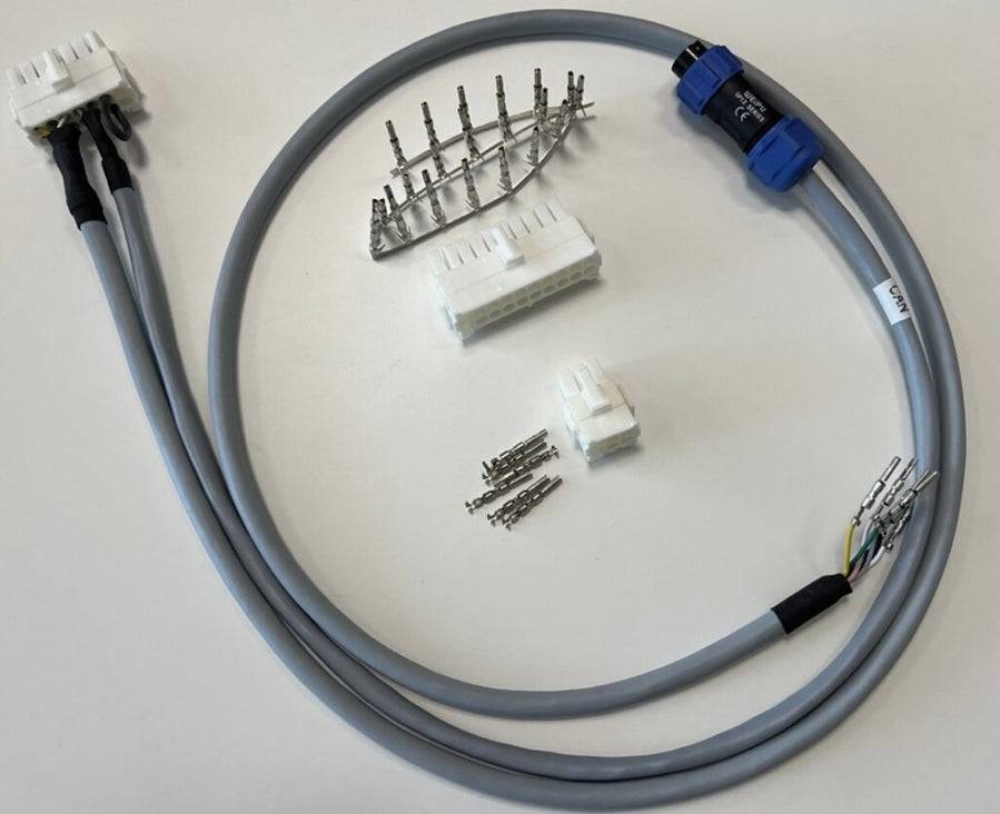 REC 2Q Master-Slave Cable 1M with 20 pin connector and CANBus pigtails for power and control relays
