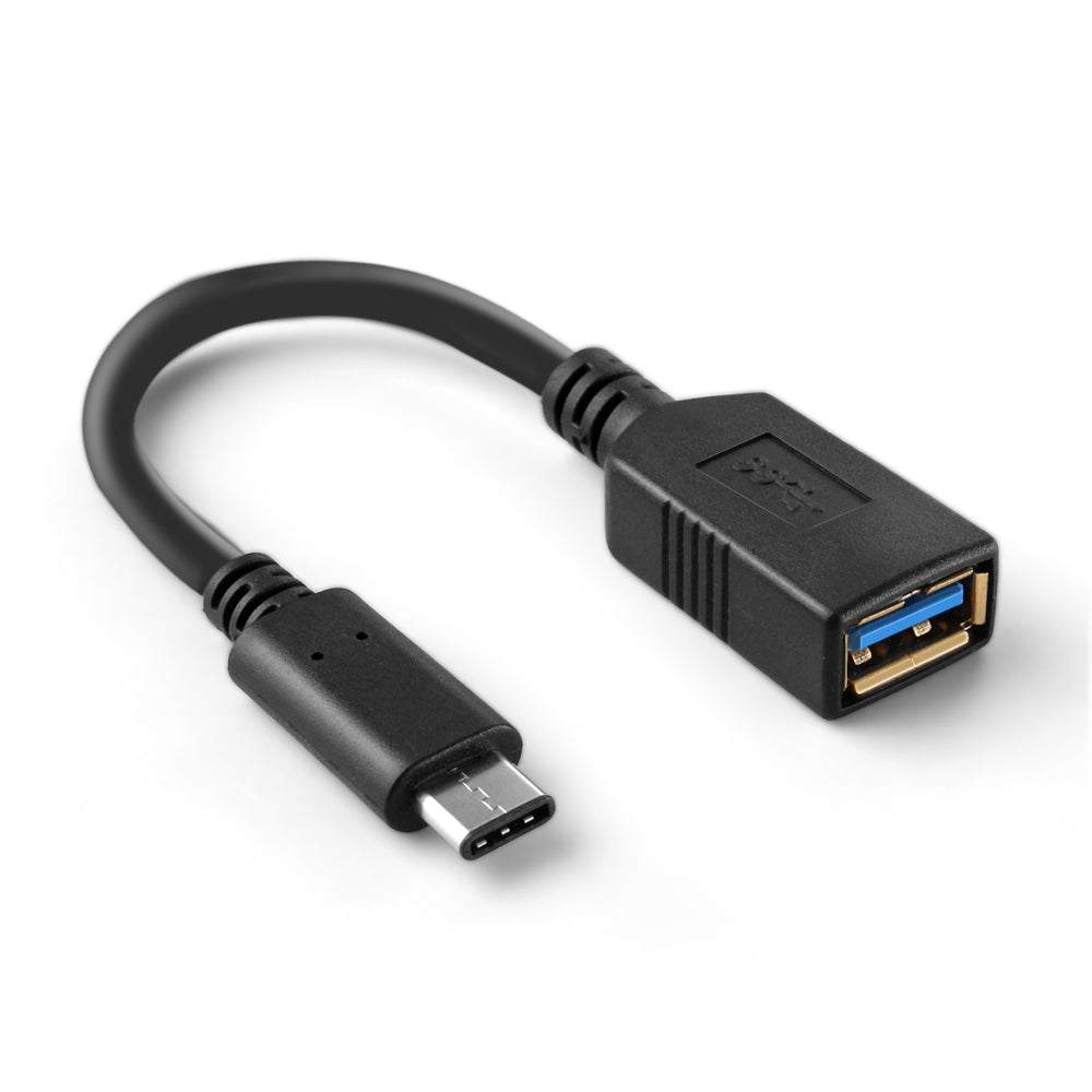 WS500 OTG USB-C cell phone adapter cable with USB A port and USB-C connector