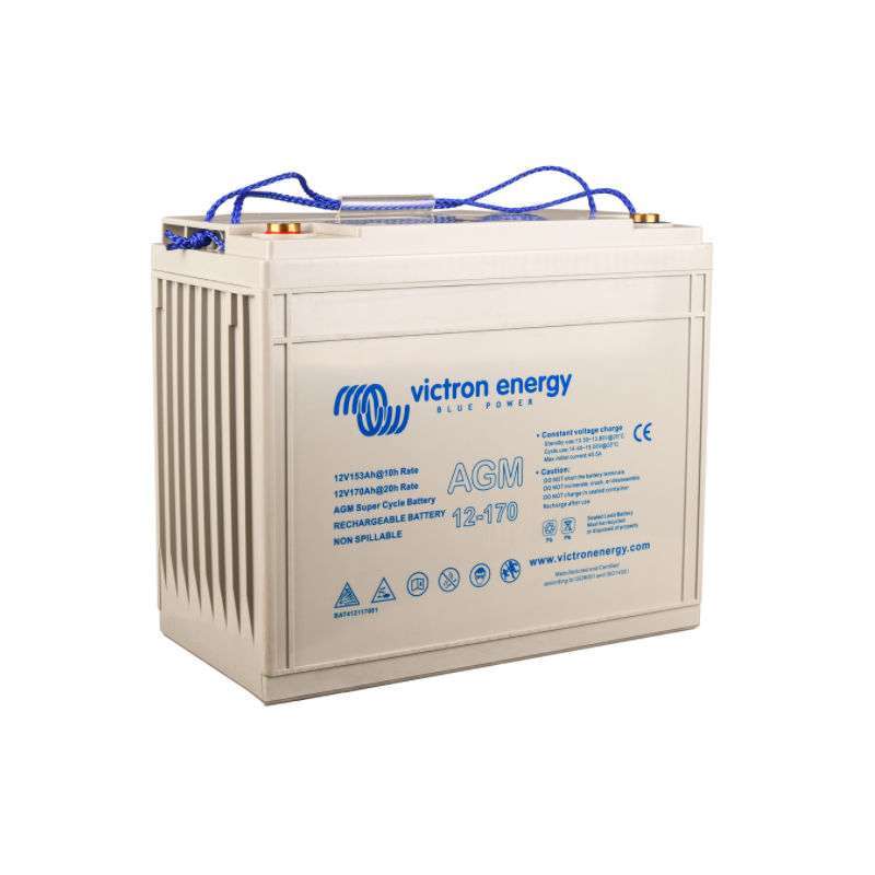 12V 170Ah AGM Super Cycle Battery (right)