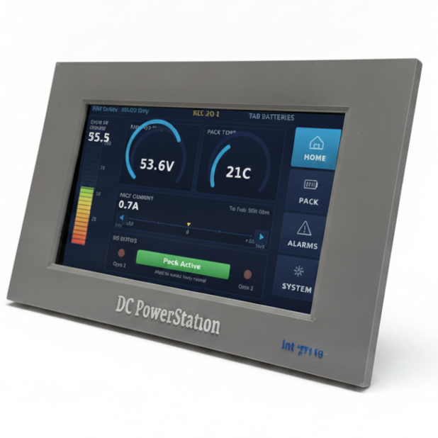 DCP-LCD-P4-7 Inch Webserver PowerStation Integrator Pro c/w panel mount Bezel
