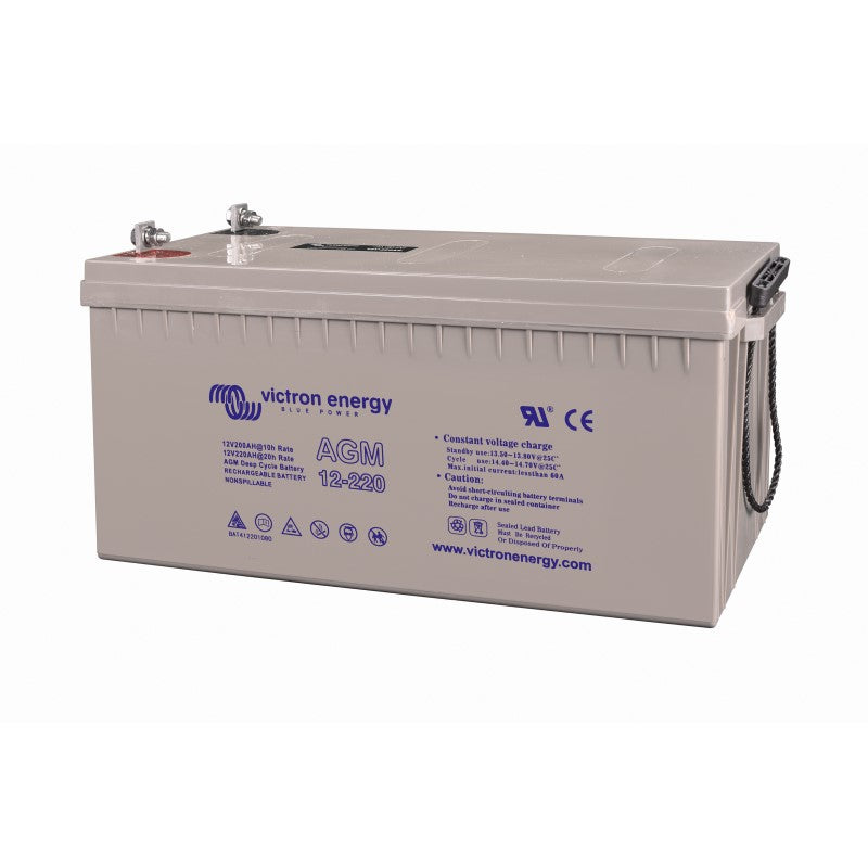 Victron Energy 12 Volt 220Ah AGM Deep Cycle Battery 2V/220Ah BAT412201084
