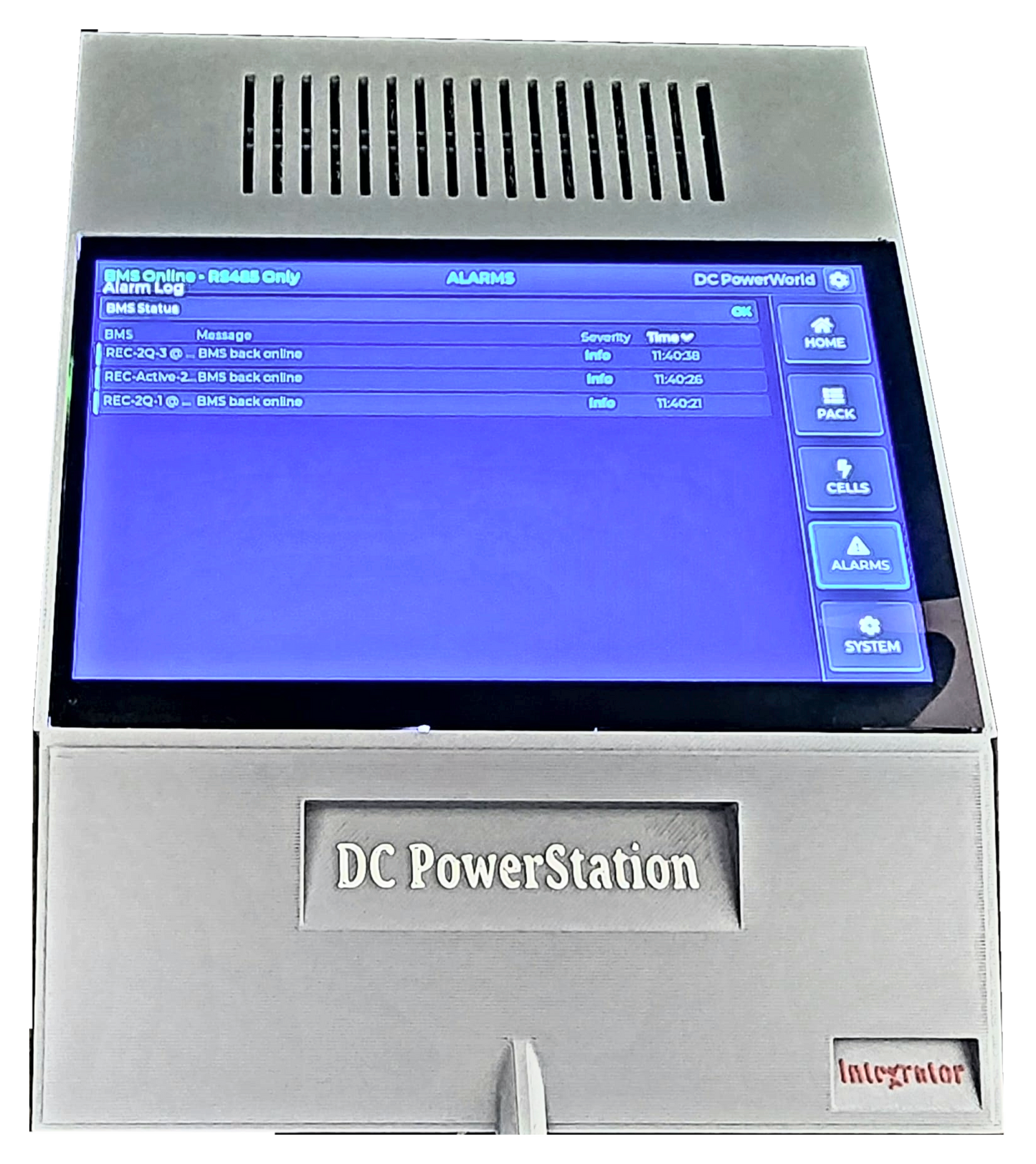 DCP-LCD-P4-7 Inch Webserver PowerStation Integrator Pro c/w Wall Mount Enclosure