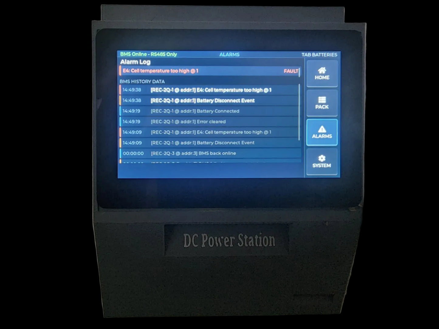 LCD-Webserver PowerStation for REC BMS