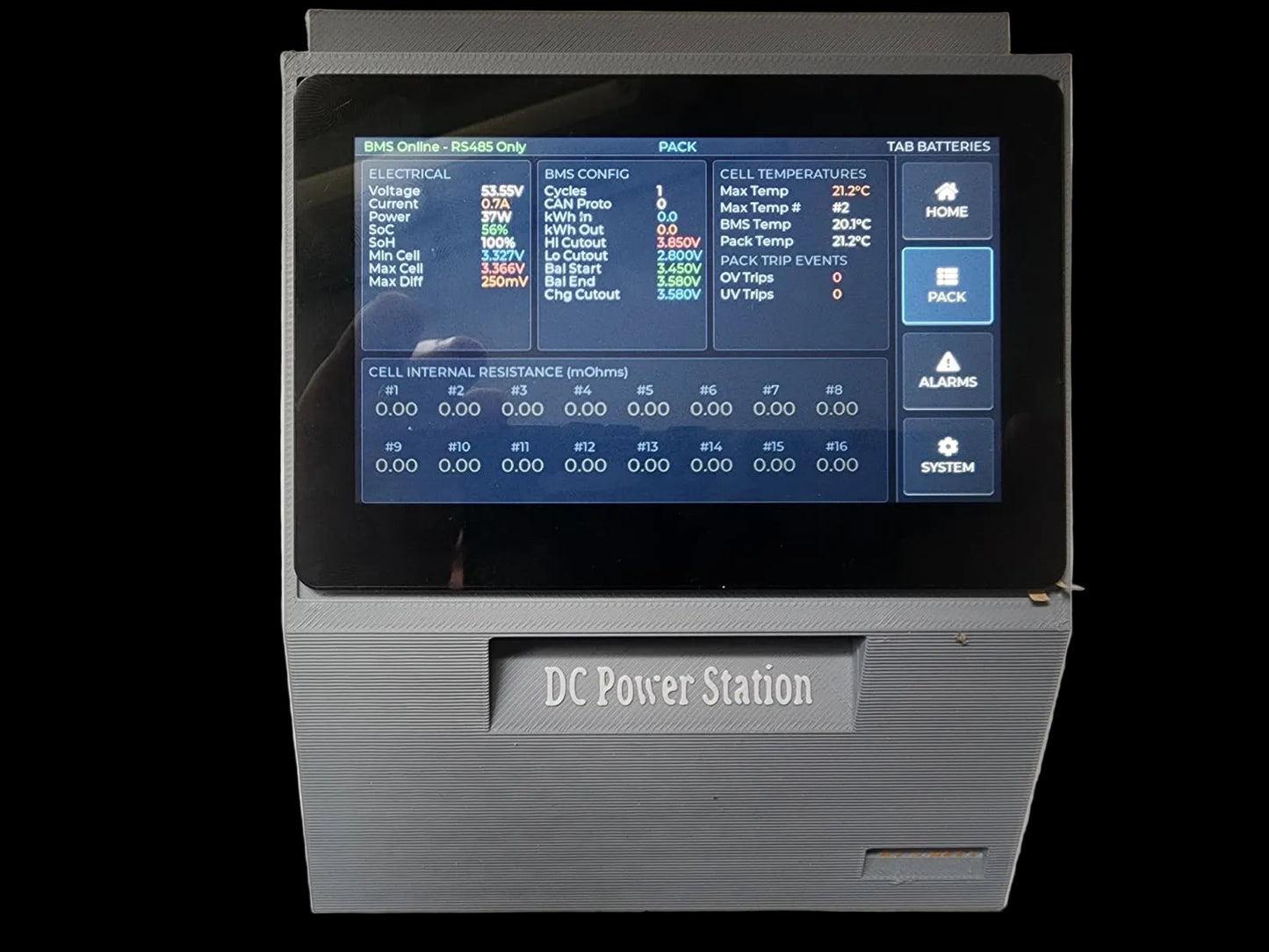 LCD-Webserver PowerStation for REC BMS