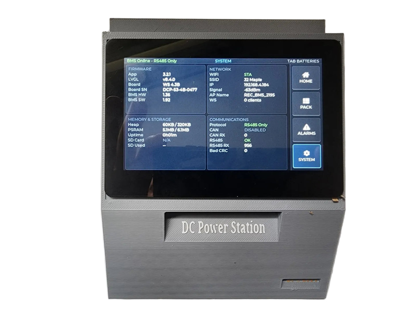 LCD-Webserver PowerStation for REC BMS