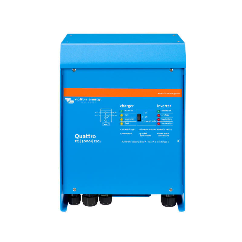 Quattro 12V 3000VA 120A 230VAC Right