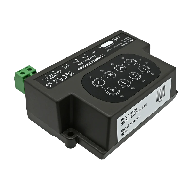 SmartSwitch DC4 – 4 Channel DC Switch