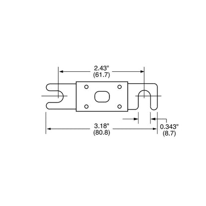 Victron Fuse 325A/80V for Lynx Shunt