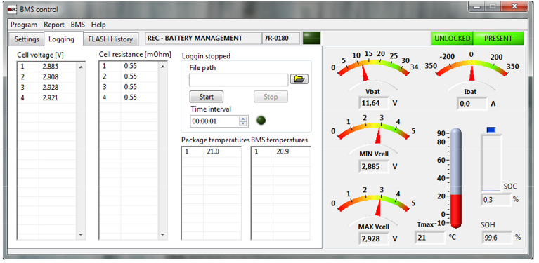 REC PC Software – Off Grid and Marine Energy